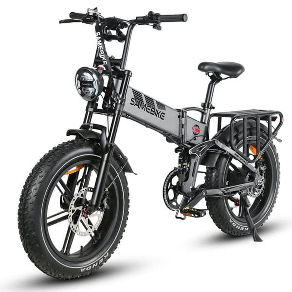 Taittuva sähköpyörä maastoon SAMEBIKE RS-A02, moottori 1200 W, täysjousitus