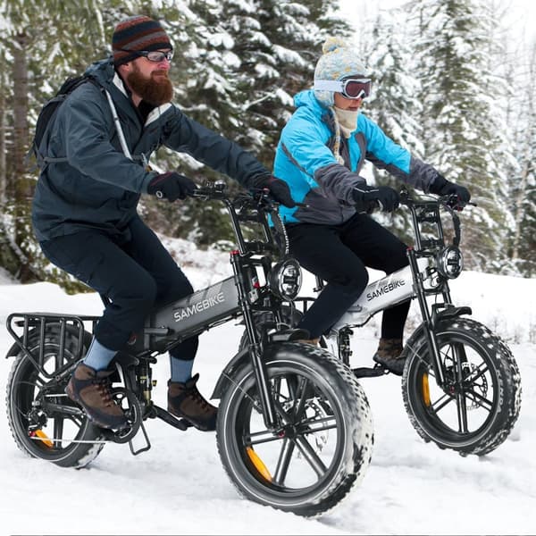 Taittuva sähköpyörä maastoon SAMEBIKE RS-A02, moottori 1200 W, täysjousitus