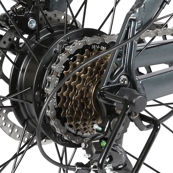 Sähköpyörä työmatkoille SAMEBIKE SY26-II, 500W 13Ah, Shimano 21 vaihdetta