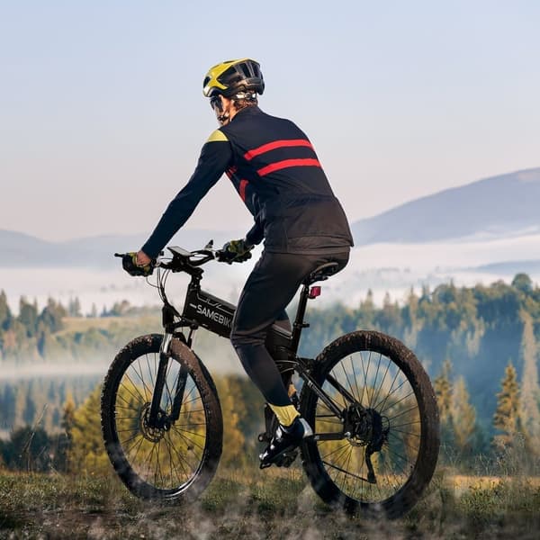 Sammenklappelig mountainbike elcykel SAMEBIKE LO26-II-FT, 900W 48V 14Ah, hydraulisk bremse