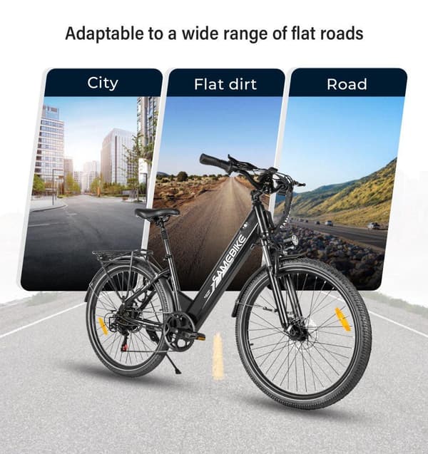 Urban Elcykel SAMEBIKE RS-A01 Pro-T, 500W 36V 15Ah