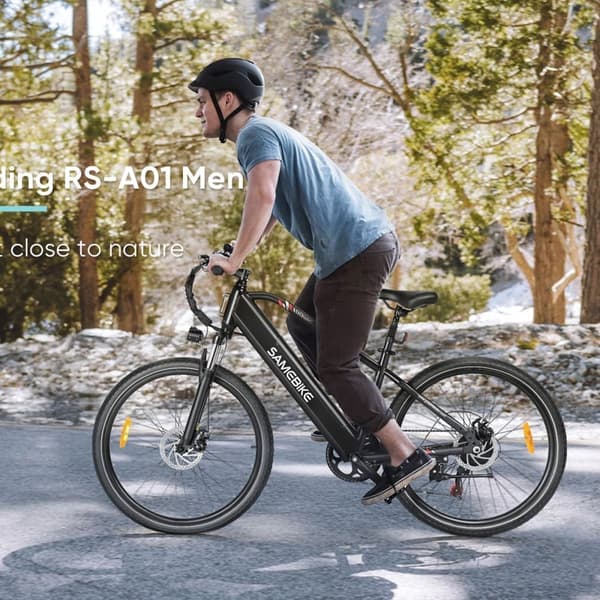 Sähkökäyttöinen työmatkapyörä SAMEBIKE RS-A01MEN, 500W 36V 15Ah, 26"