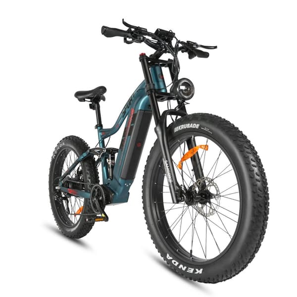 Sähköpyörä maastoon SAMEBIKE RSA08-II, moottori 1000 W, maks. 45 km/h