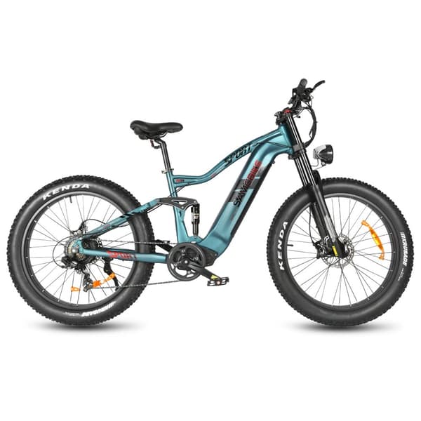 Sähköpyörä maastoon SAMEBIKE RSA08-II, moottori 1000 W, maks. 45 km/h