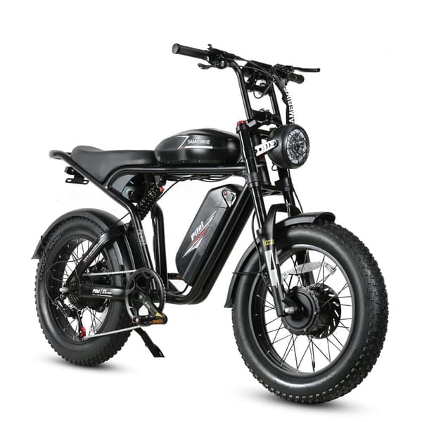 Sähköpyörä SAMEBIKE M20-III, moottori 2000 W, 48 V 36 Ah kaksoisakku
