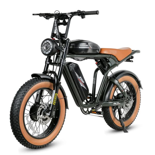 Sähköpyörä SAMEBIKE M20-III, moottori 2000 W, 48 V 36 Ah kaksoisakku