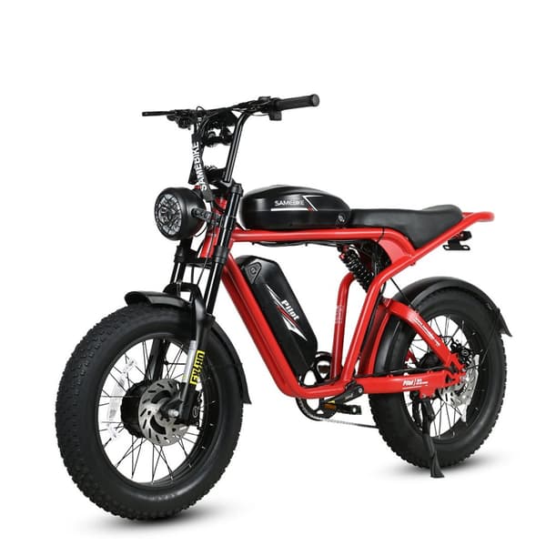 Sähköpyörä SAMEBIKE M20-III, moottori 2000 W, 48 V 36 Ah kaksoisakku