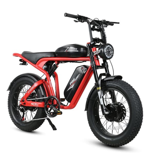 Sähköpyörä SAMEBIKE M20-III, moottori 2000 W, 48 V 36 Ah kaksoisakku