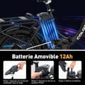 Miniatyrbild 3 av 6: COLORWAY hopfällbar elcykel 20" svart, elektrisk assistentcykel med 36V 12Ah batteri 250W motor, hopfällbar VAE E-BIKE