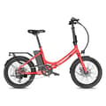 Miniatyrbild 1 av 4: Elcykel FAFREES F20 Light - Motor 250W Batteri 36V16.75Ah Assisterad Räckvidd 130KM Mekanisk Skivbroms - Röd