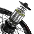 Miniatyrbild 7 av 11: Shengmilo MX06  17.5AH elcykel för vuxna, 500W motor, 26*3.0 breda däck, 42 km/h, 75 km räckvidd, Samsung-batteri, aluminiumram