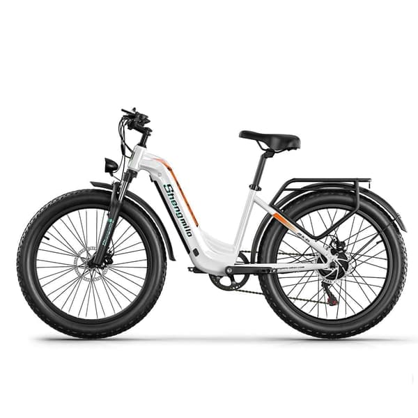 Shengmilo MX06 17.5AH elcykel för vuxna, 500W motor, 26*3.0 breda däck, 42 km/h, 75 km räckvidd, Samsung-batteri, aluminiumram