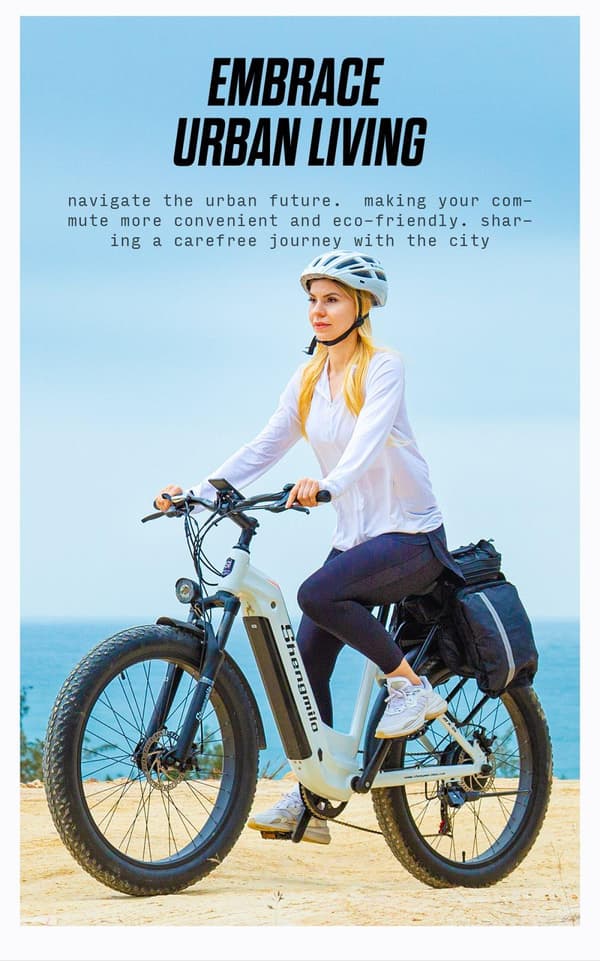 Shengmilo MX06 17.5AH elcykel för vuxna, 500W motor, 42 km/h, 75 km räckvidd, 26*3.0 breda däck, Samsung-batteri, aluminiumram