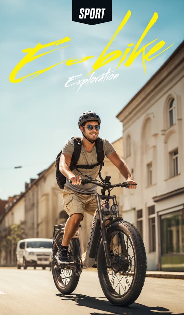 Shengmilo S700 1000W*2 motor 48V 17.5AH batteri vuxen elcykel, hastighet 45 km/h, uthållighet 75 km, 26*3.0 breda däck, dubbelmotor, Samsung batteri