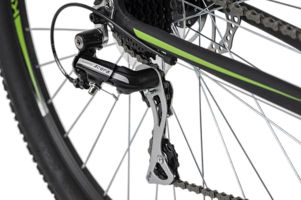 Mountainbike hardtail 29'' Xceed sort aluminiumsstel 24 gear M824M