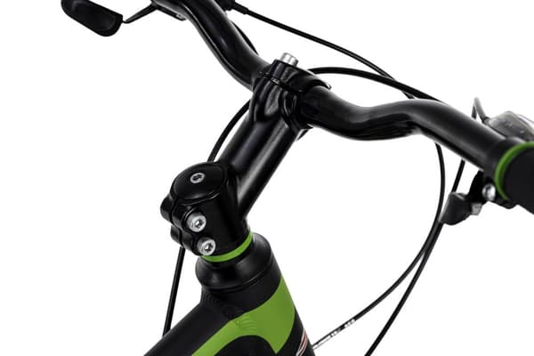 Mountainbike hardtail 29'' Xceed sort aluminiumsstel 24 gear M824M