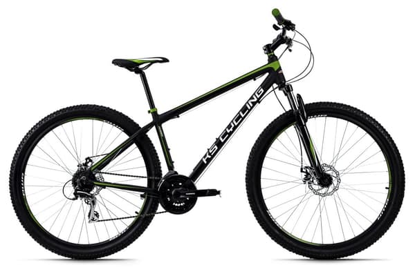 Mountainbike hardtail 29'' Xceed sort aluminiumsstel 24 gear M824M