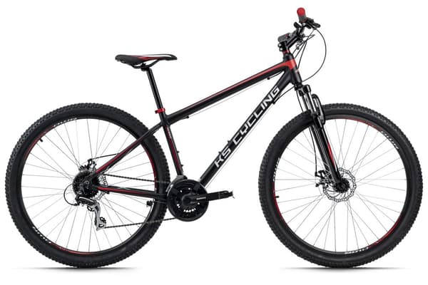 Mountainbike hardtail 29'' Xceed sort aluminiumsstel 24 gear M824M