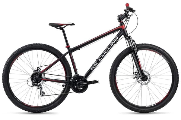 Mountainbike hardtail 29'' Xceed sort aluminiumsstel 24 gear M824M