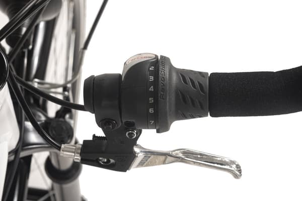 DaCapo trekkingcykel dame aluminiumsstel 28'' Metropolis blå eller hvid M400T
