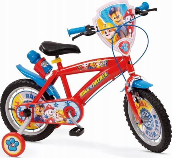 TOIMSA 12' PAW Patrol Red 1278 Poikien lasten polkupyörä