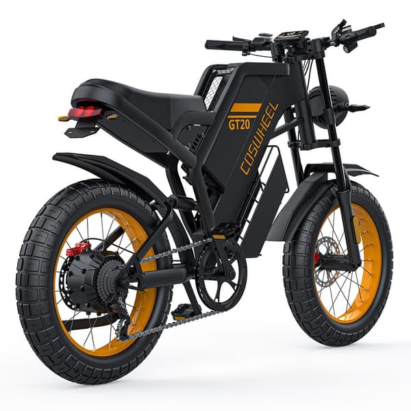 Sähköinen Dirtbike COSWHEEL GT20 1000W 45 km/h 48V 25Ah 20 x 4.0 tuuman renkaat täysjousitus