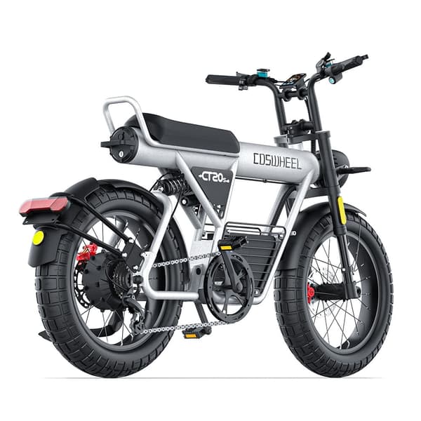 Sähköpyörä COSWHEEL CT20S 1500W 65 km/h 60V 27.5Ah 20 x 5.0 tuuman renkaat täysjousitus