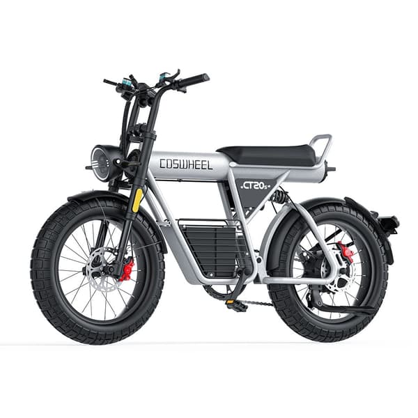 Sähköpyörä COSWHEEL CT20S 1500W 65 km/h 60V 27.5Ah 20 x 5.0 tuuman renkaat täysjousitus
