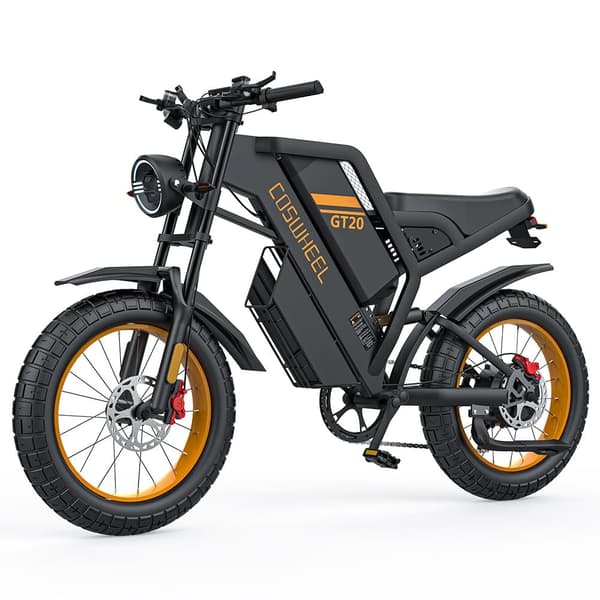 Sähköinen Dirtbike COSWHEEL GT20 MAX 1500W 65 km/h 60V 40Ah 20 x 4.0 tuuman renkaat täysjousitus