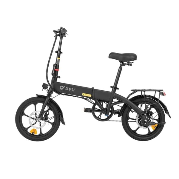 Elcykel DYU A1F Pro, Motor 36V 250W, Helt Hopfällbar, Svart