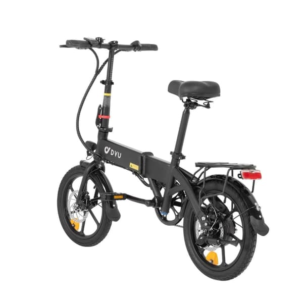 Elcykel DYU A1F Pro, Motor 36V 250W, Helt Hopfällbar, Svart