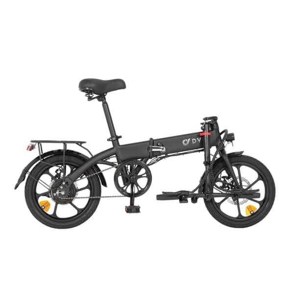 Elcykel DYU A1F Pro, Motor 36V 250W, Helt Hopfällbar, Svart