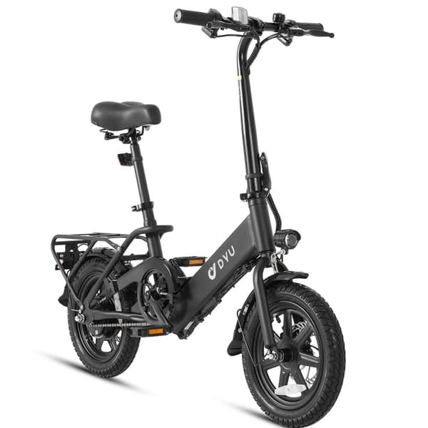 Minikokoon taitettava sähköpyörä DU Tz, 14", moottori ЗШВ 250, Blatsk