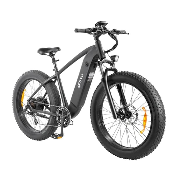 Maastopyörä DYU King 750, paksut renkaat, moottori 48V 750W, musta