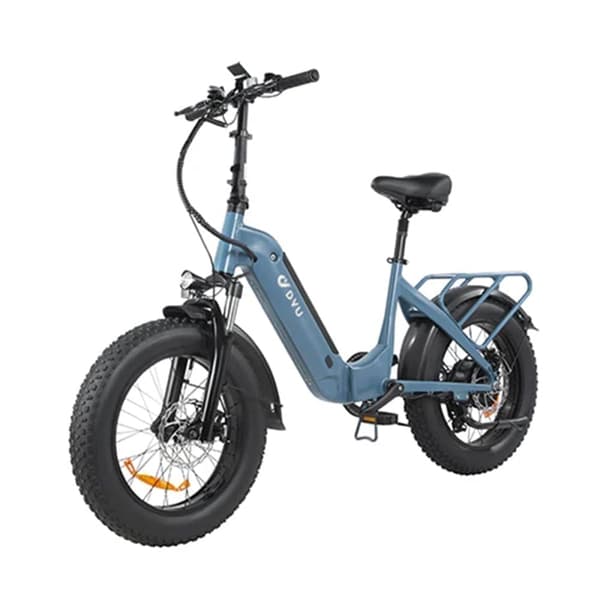 Sähköpyörä DYU FF500, moottori 48V 500W, akku 14Ah, 20" paksut renkaat, sininen