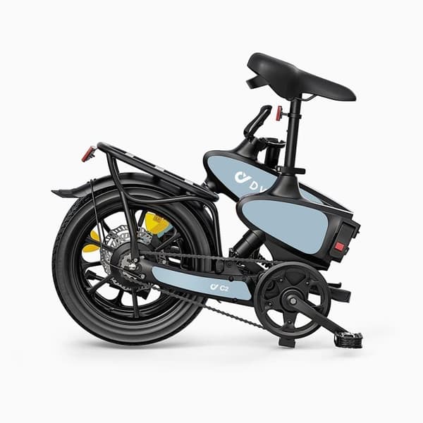 Taittuva sähköpyörä DYU C2, 16", moottori 48V 250W, levyjarrut