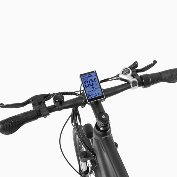 Elcykel för stad DYU C5, 27.5", motor 48V 250W, batteri 10Ah, svart