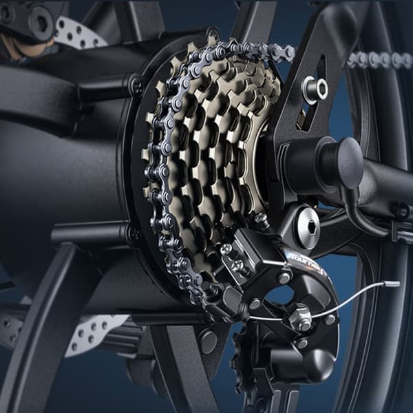 Sammenklappelig Elcykel HillMiles MilePort1 - Motor 36V 350W - 20" - 25 km/t