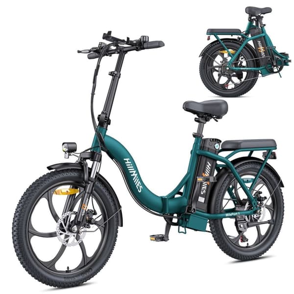 Sammenklappelig Elcykel HillMiles MilePort1 - Motor 36V 350W - 20" - 25 km/t
