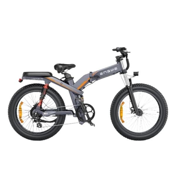 Sammenklappelig elcykel ENGWE X24, 19,2 Ah + 10 Ah dobbeltbatteri, tredobbelt affjedring