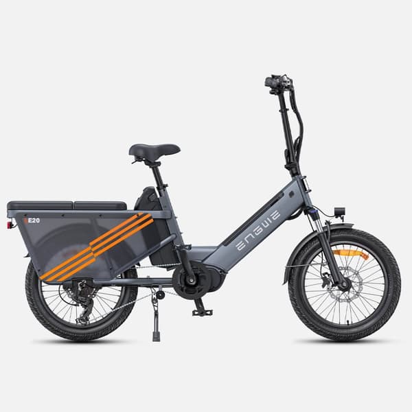 Sähköpyörä rahtikäyttöön ENGWE LE20, 48 V 250 W keskivetomoottori, 100 Nm vääntömomenttianturi