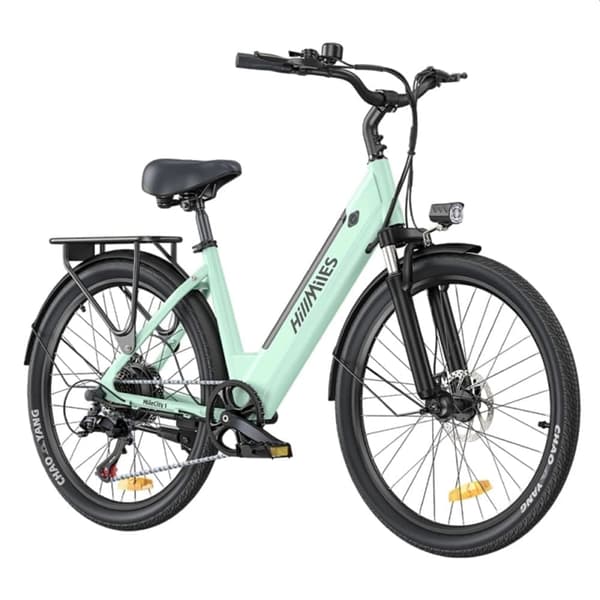 Elcykel HillMiles MileCity 1, 26", motor 36V 250W, med momentsensor Grøn