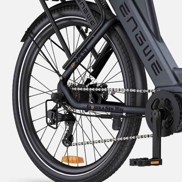 ELCYKEL Engwe P275 ST, 250W midtermotor, 19,2Ah Samsung-batteri