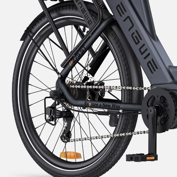 ELCYKEL Engwe P275 ST, 250W midtermotor, 19,2Ah Samsung-batteri