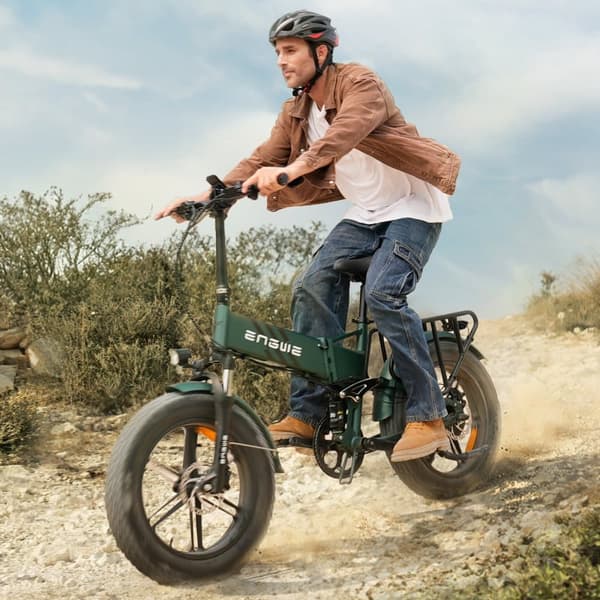 Sammenklappelig elcykel ENGWE ENGINE PRO 2.0, 75 N.M momentsensor, 52V 16AH batteri, terrængående
