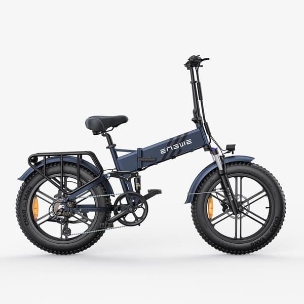 Sammenklappelig elcykel ENGWE ENGINE PRO 2.0, 75 N.M momentsensor, 52V 16AH batteri, terrængående Blå