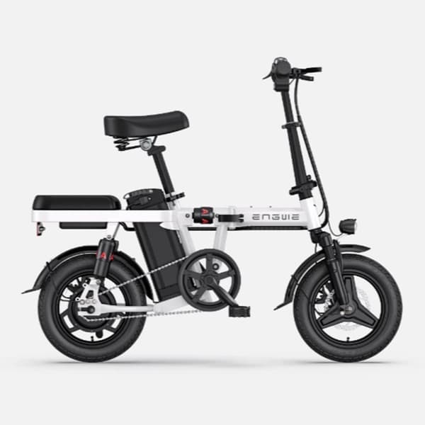 14" Mini City Commuter Elcykel ENGWE T14, Lämplig för vuxna och tonåringar, Motor 250W Vit