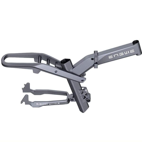 Hopfällbar elcykel med feta däck ENGWE X26, motor 48V 1000W, 19.2Ah & 10Ah dubbelbatteri, trippelfjädring