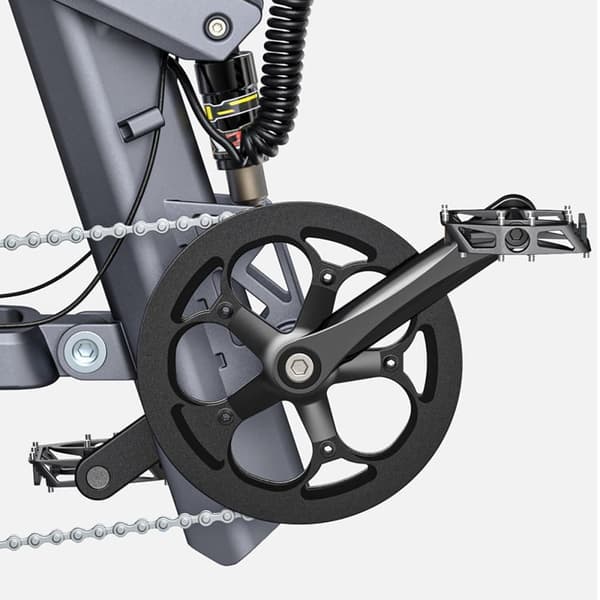 Hopfällbar elcykel med feta däck ENGWE X26, motor 48V 1000W, 19.2Ah & 10Ah dubbelbatteri, trippelfjädring