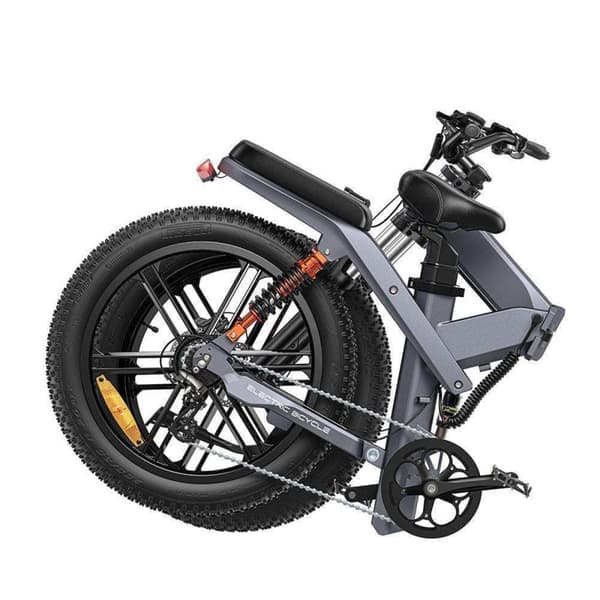 Hopfällbar elcykel med feta däck ENGWE X26, motor 48V 1000W, 19.2Ah & 10Ah dubbelbatteri, trippelfjädring